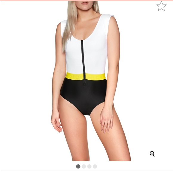 body glove zipper front swimsuit